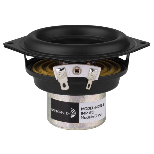 Dayton Audio ND91-8 3-1/2" Aluminum Cone Full-Range Neo Driver 8 Ohm