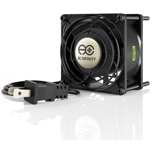 Ac Infinity Axial 8038 Low Speed Fan Kit with Plug Cord