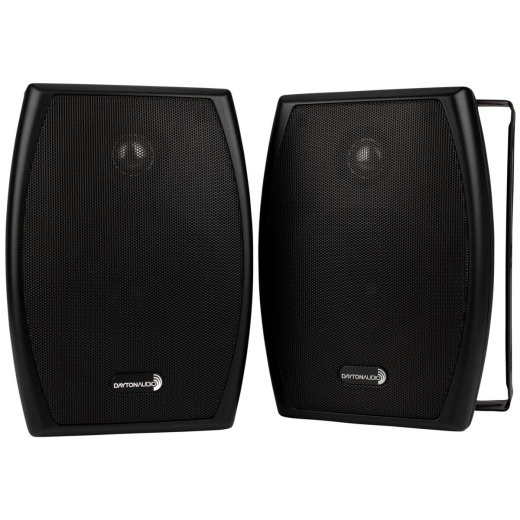 Dayton Audio Io525bt 5-1/4" 2-Way Indoor/Outdoor Speaker Pair Black
