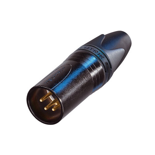 Neutrik NC4MXX-B 4 Pin XLR Male Cable Connector