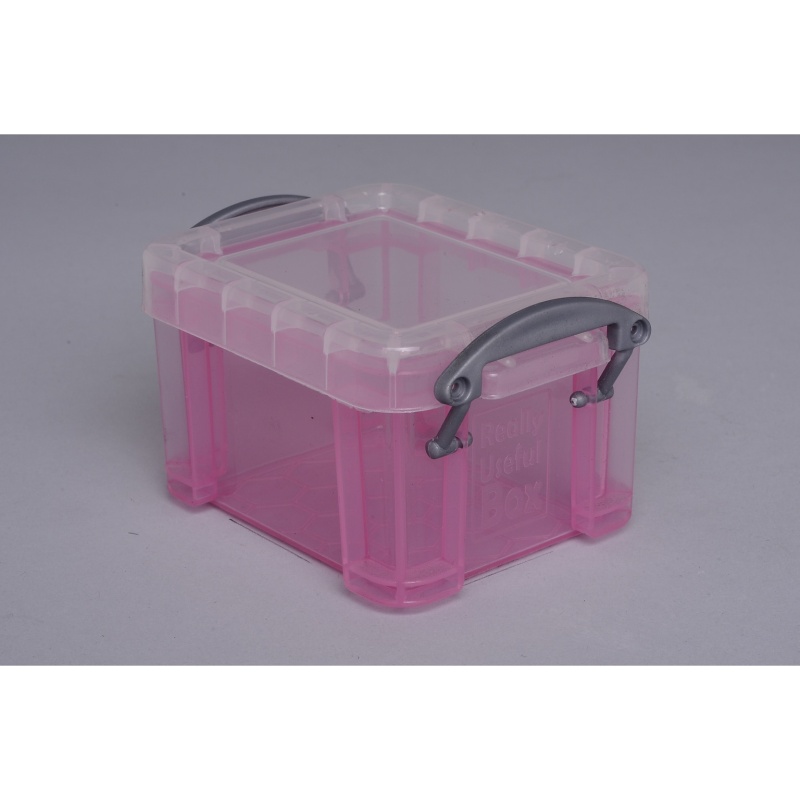 Really Useful Box 0.14 Liter Snap Lid Storage Bin, Assorted Colors (0.14L Ass)