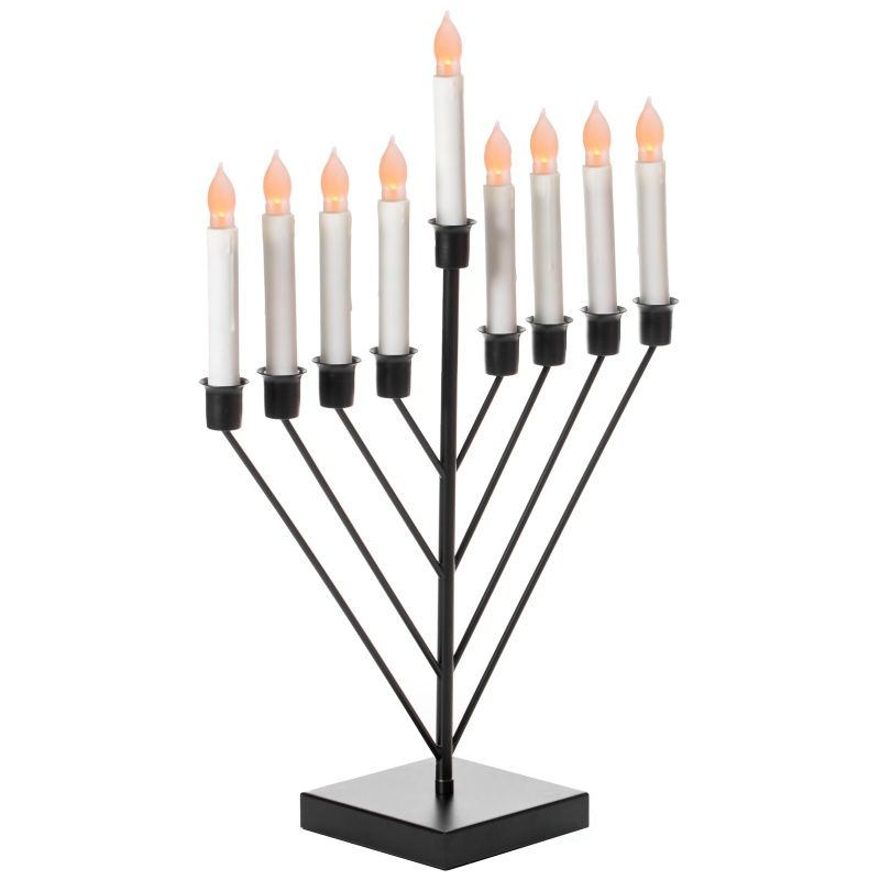 Nine Branch Electric Chabad Hanukkah Menorah