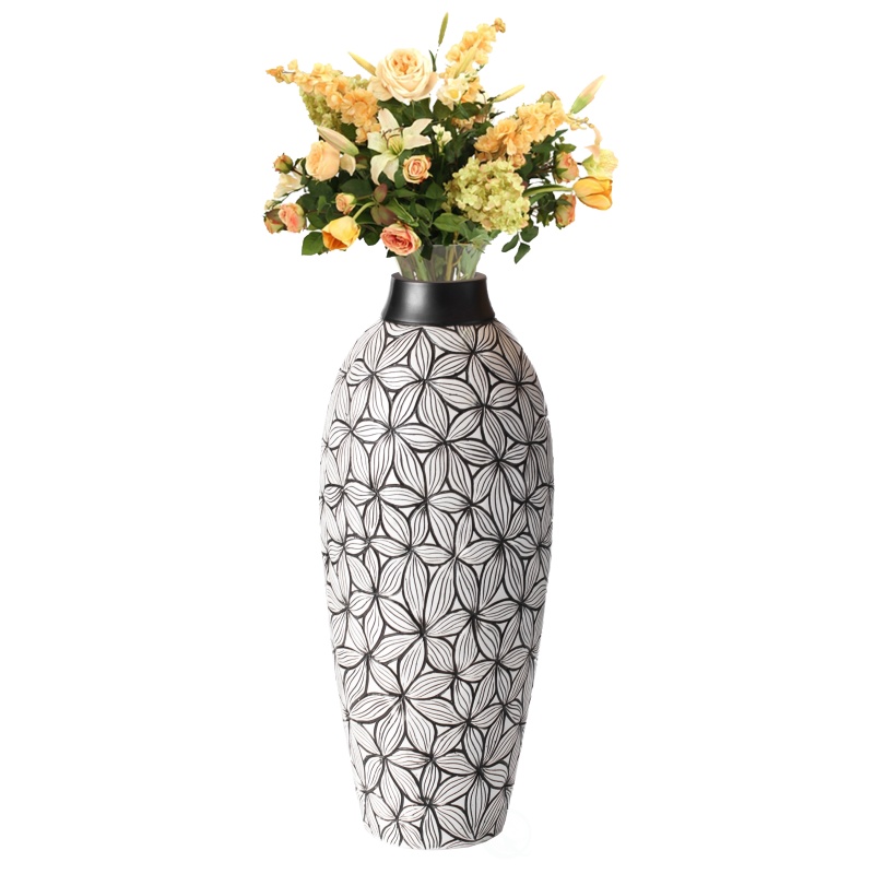 Timeless Flower-Inspired Ceramic Vase