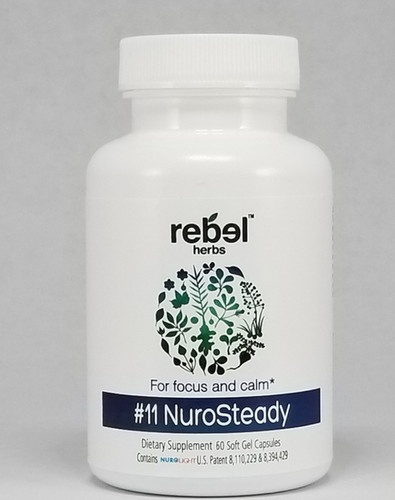 Rebel Herbs Organic Nurosteady 60 Capsules