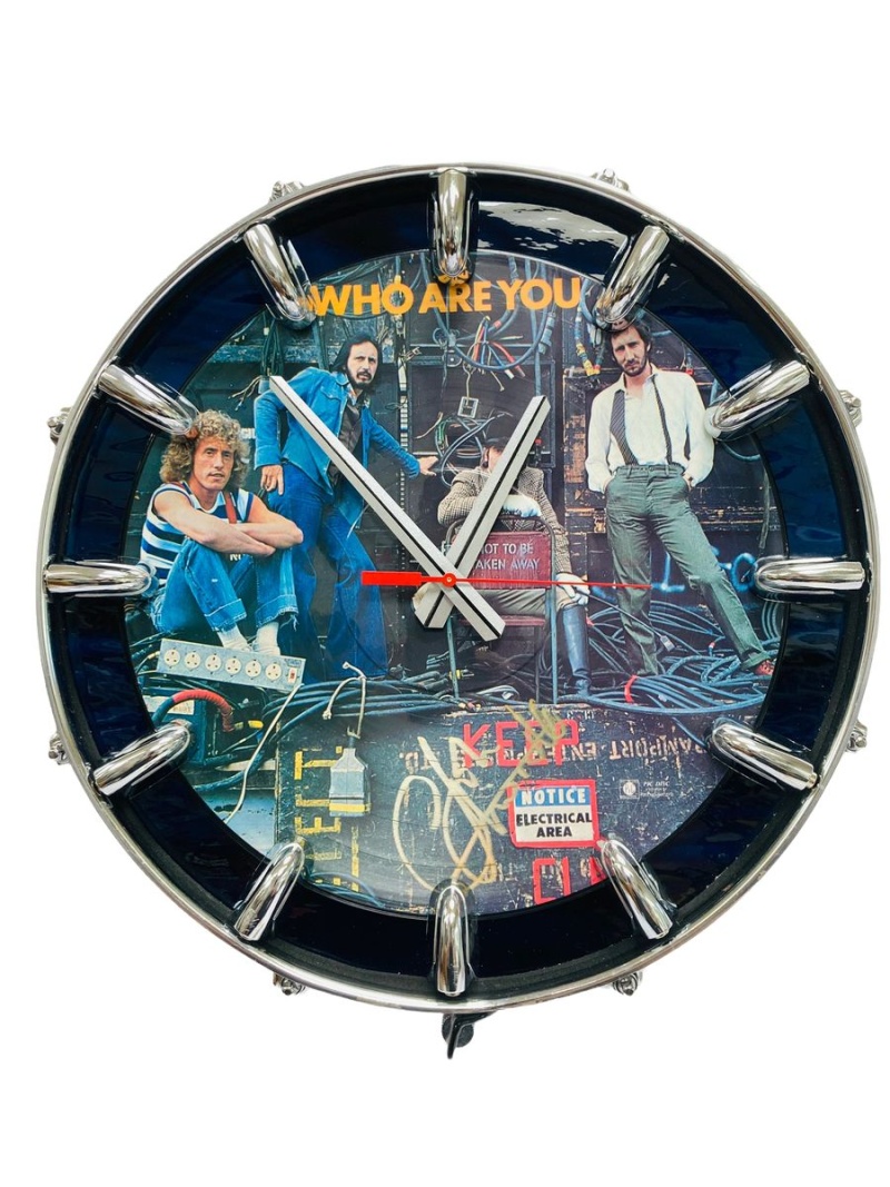 The Who Snare Drum Wall Clock