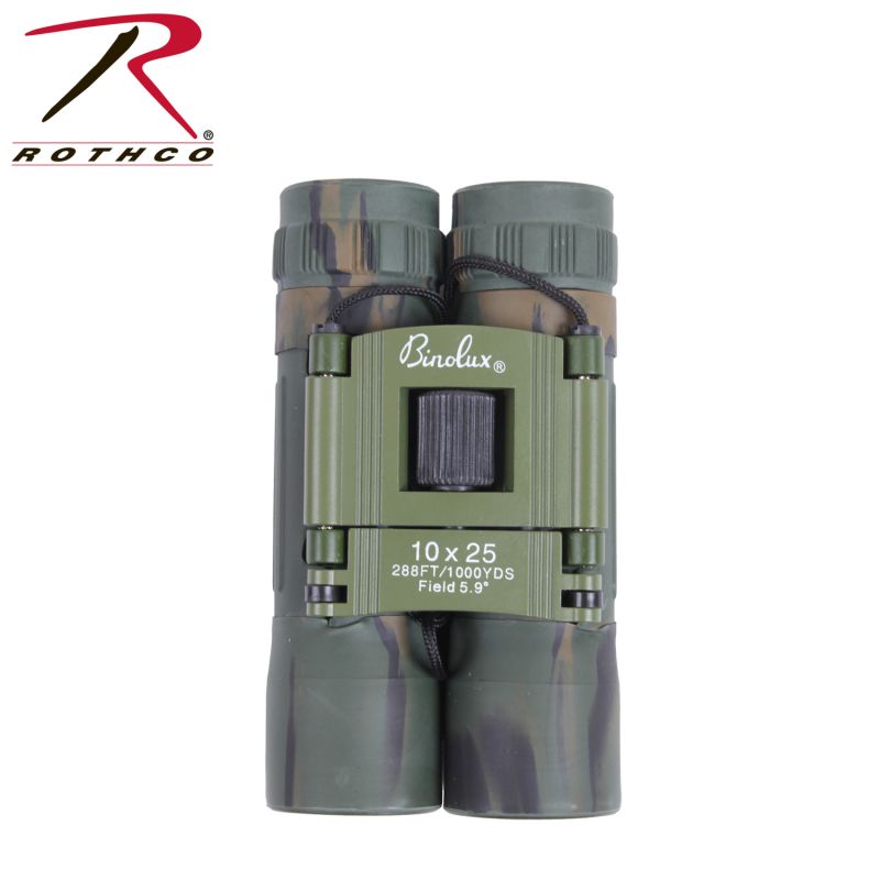 Rothco Camo Compact 10 X 25Mm Binoculars