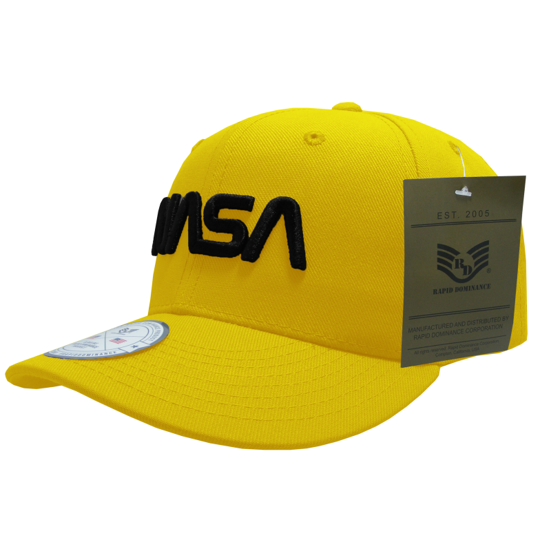 Nasa Deluxe Caps, Worm, Yellow