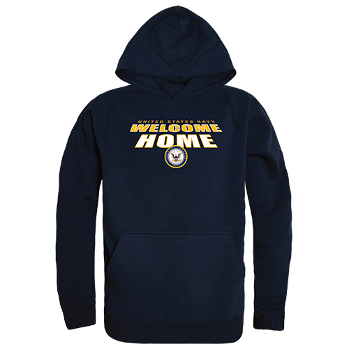 Graphic Pullover, Welcome, Usn, Nvy, l