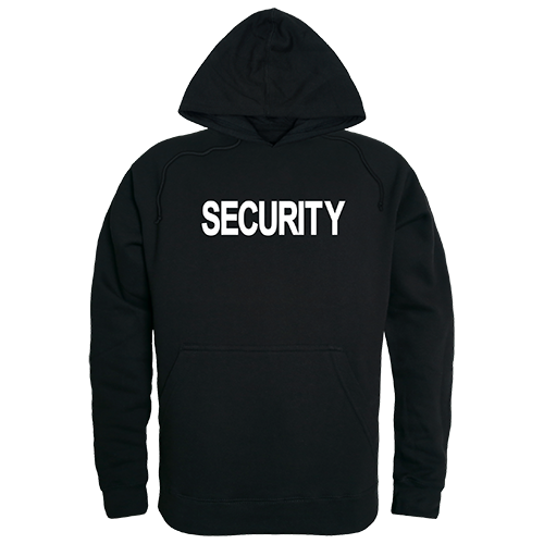Graphic Pullover, Security, Black, Xl