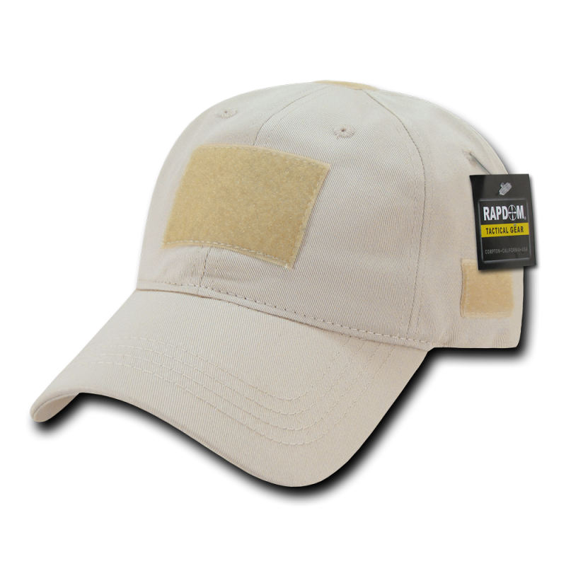Relaxed Crown Tactical Caps, Stone