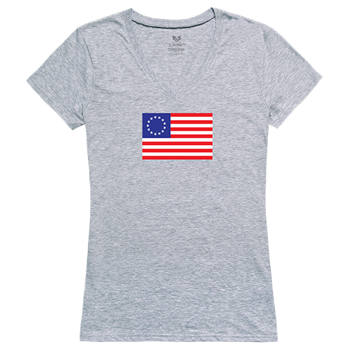 Graphic V-Neck, Betsy Ross 2, Hgy, l