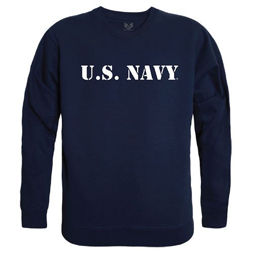 Graphic Crewneck, Navy Text, Navy, l