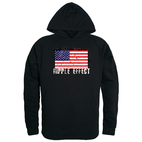 Graphic Pullover, Ripple Effect, Blk, 2x