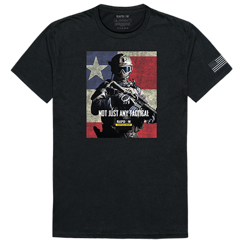 Tactical Graphic T,Not Just Any, Blk, Xl