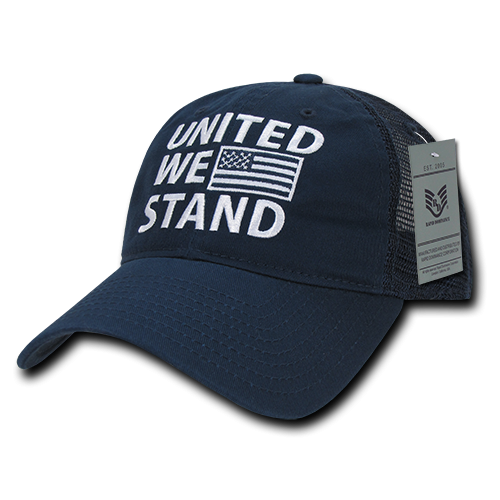 Relaxedtruckerusa,United We Stand, Navy