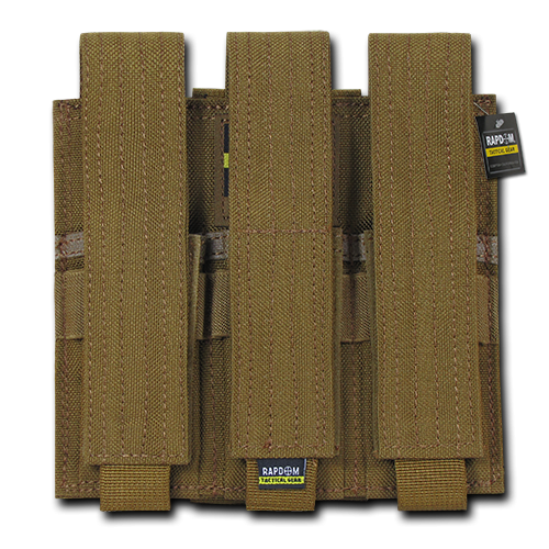 Triple Pistol Mag Pouch, Coyote