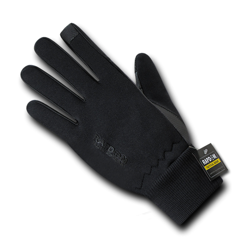 Neoprene Gloves With Cuff, Black, m