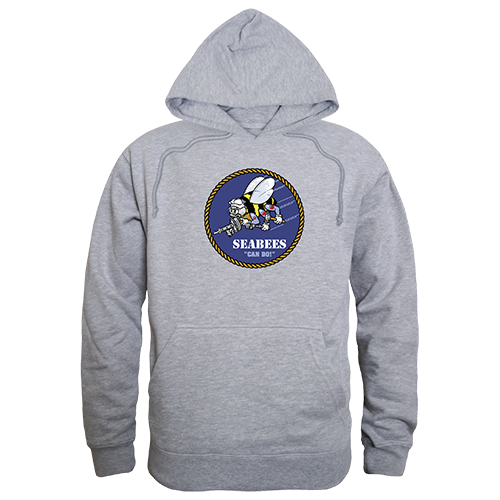 Graphic Pullover, Seabees, H.Grey, 2x