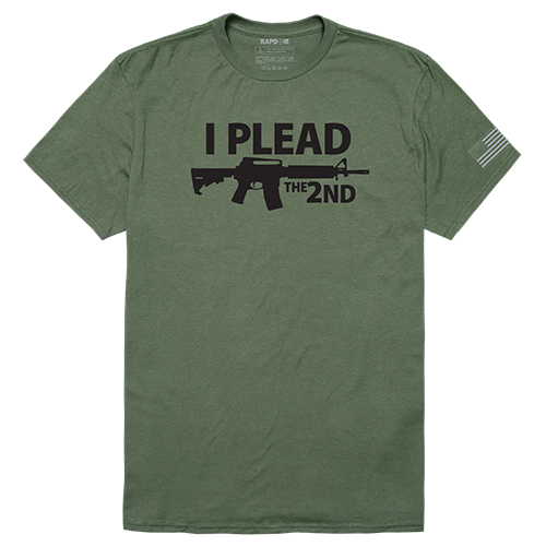 Tac. Graphic T, I Plead The 2Nd, Olv, s