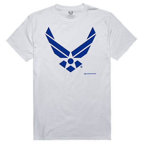 Graphic Tee, Air Force Wing, White, 2x