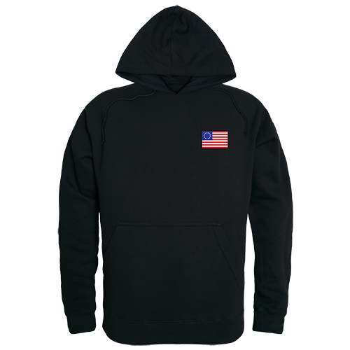 Graphic Pullover, Betsy Ross 1, Blk, 2x