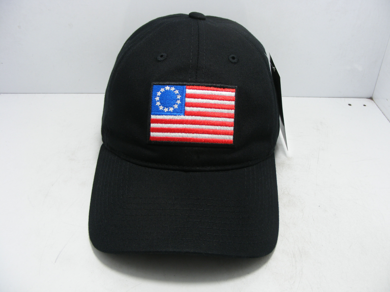 Relaxed Graphic Cap, 13 Stars, Black