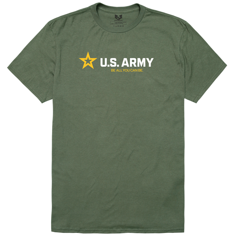 Relaxed Graphic T's,Us Army 38,Olive, l