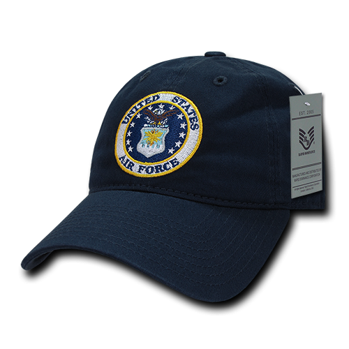 Relaxed Cotton Caps, Air Force, Navy