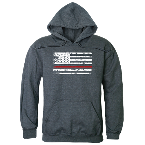 Graphic Pullover, Thin Red Line, Hch, 2x