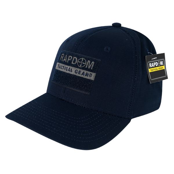 Embroidered Ripstop Cap, Rdt, Navy