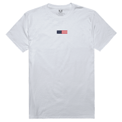 Relaxed Graphic T, Us Flag 1, White, 2x
