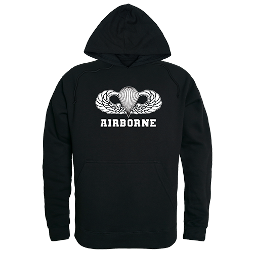 Graphic Pullover, Airborne, Black, 2x