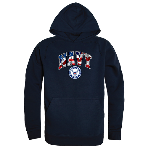 Graphic Pullover,Flag Letr, Usn, Nvy, s