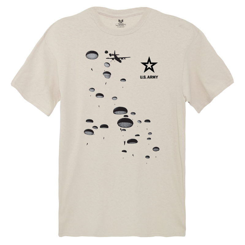 Relaxed Graphic T's,Us Army 51,Sand, l