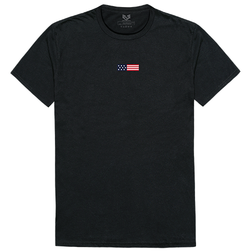 Relaxed Graphic T, Us Flag 1, Black, m