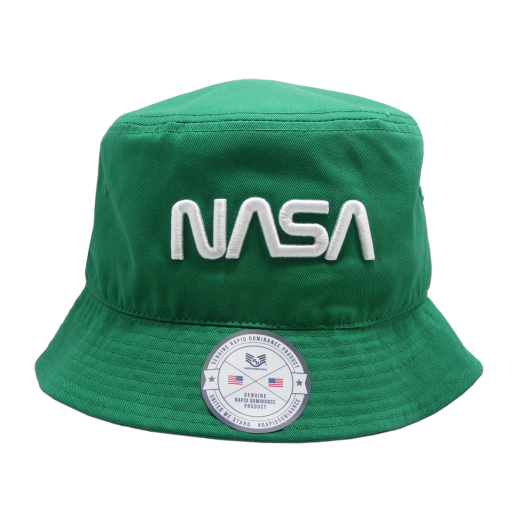 NASA Relaxed Bucket Hat - Worm, Kelly, s_m