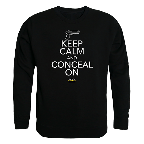 Graphic Crewneck Conceal On Black 2x - Soft and Stylish Sweatshirt