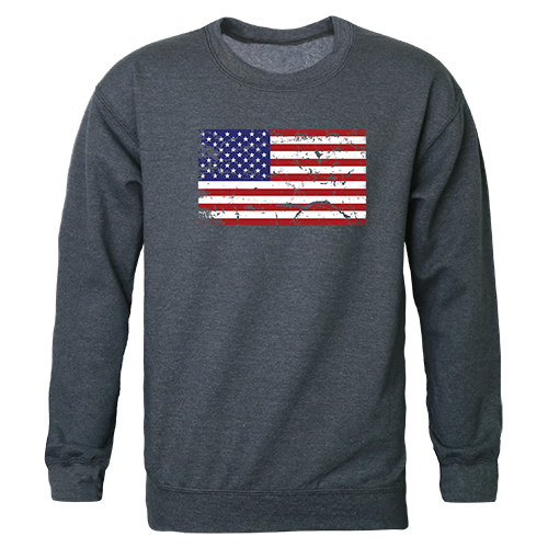 Graphic Crewneck, Us Flag 2, Hch, l