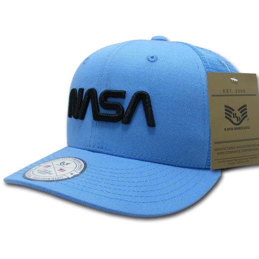 NASA Cotton Trucker Cap, Worm, Sky