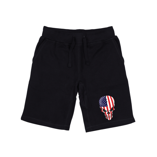 Graphic Shorts - Skull Flag, Blk, L - Rapid Dominance Corporation