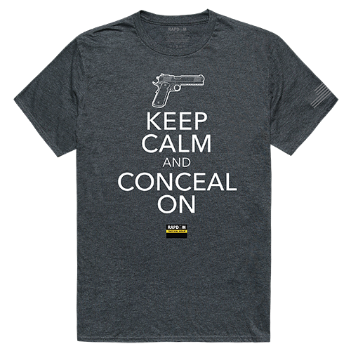 Tactical Graphic T, Conceal On, Hch, Xl - Soft, Durable, and Stylish Crew Neck T-Shirt