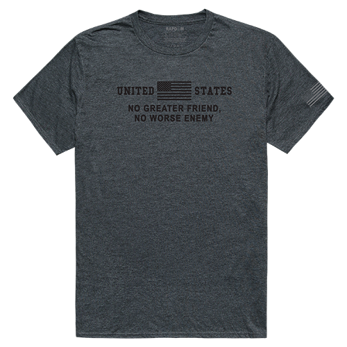 Tactical Graphic T, No Greater, Hch, 2x - Premium Crew Neck T-Shirt