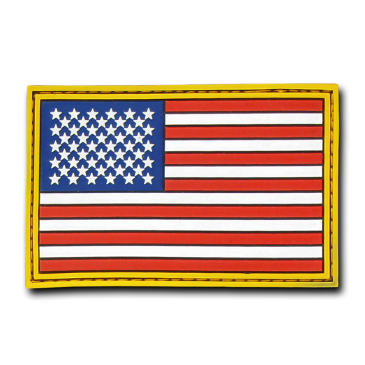 Rubber Patch (3""X2""),Usa,Original