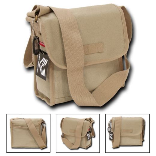 Heavy Weight Field Bag in Khaki