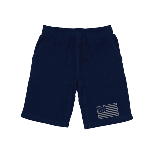 RAPDOM Graphic Shorts - Tonal Flag, Nvy