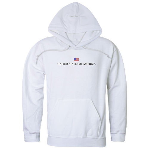 Graphic Pullover, Usa, White, s