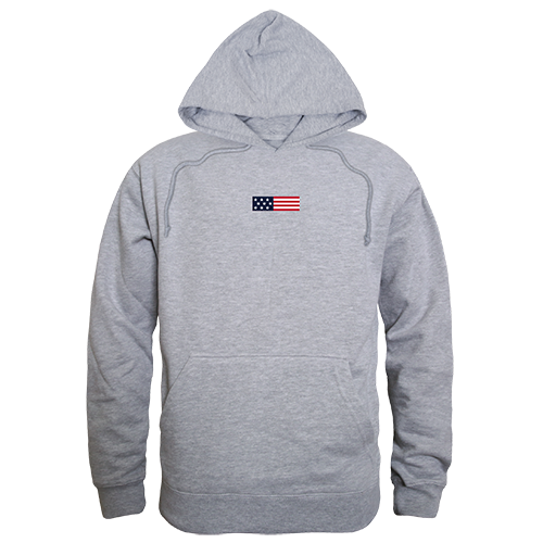 Graphic Pullover, Us Flag 1, H.Grey, 2x - Rapid Dominance Corporation