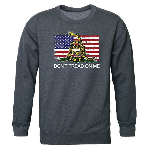 Graphiccrewneck,Flag 2 W/Gadsden, Hch, l