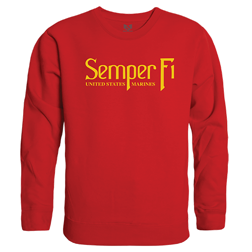 Graphic Crewneck, Red, Red, l