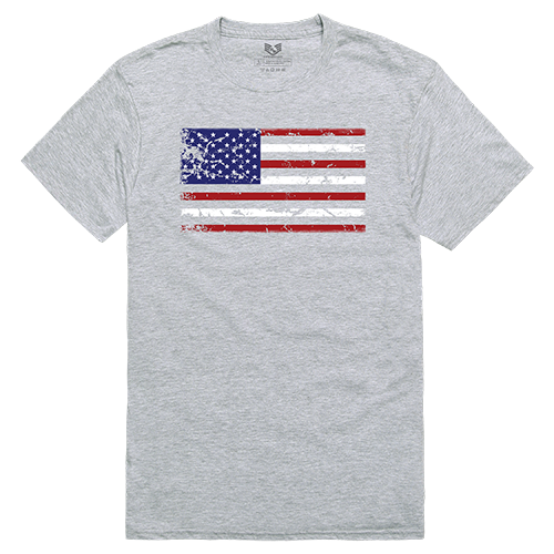 Relaxed G. Tee - US Flag Design, 100% Ringspun Cotton